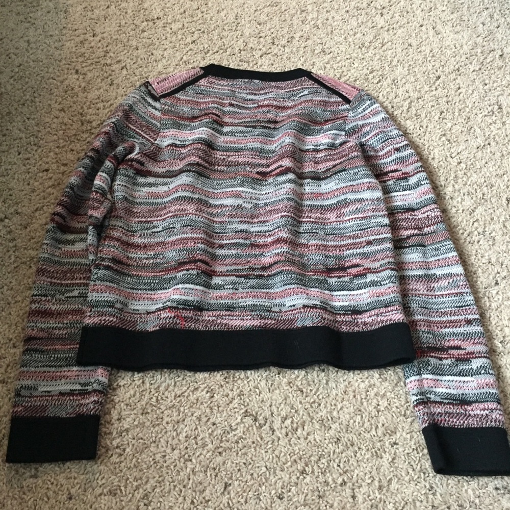 Rag & Bone Jean Red/Black/Multi Pullover Sweater